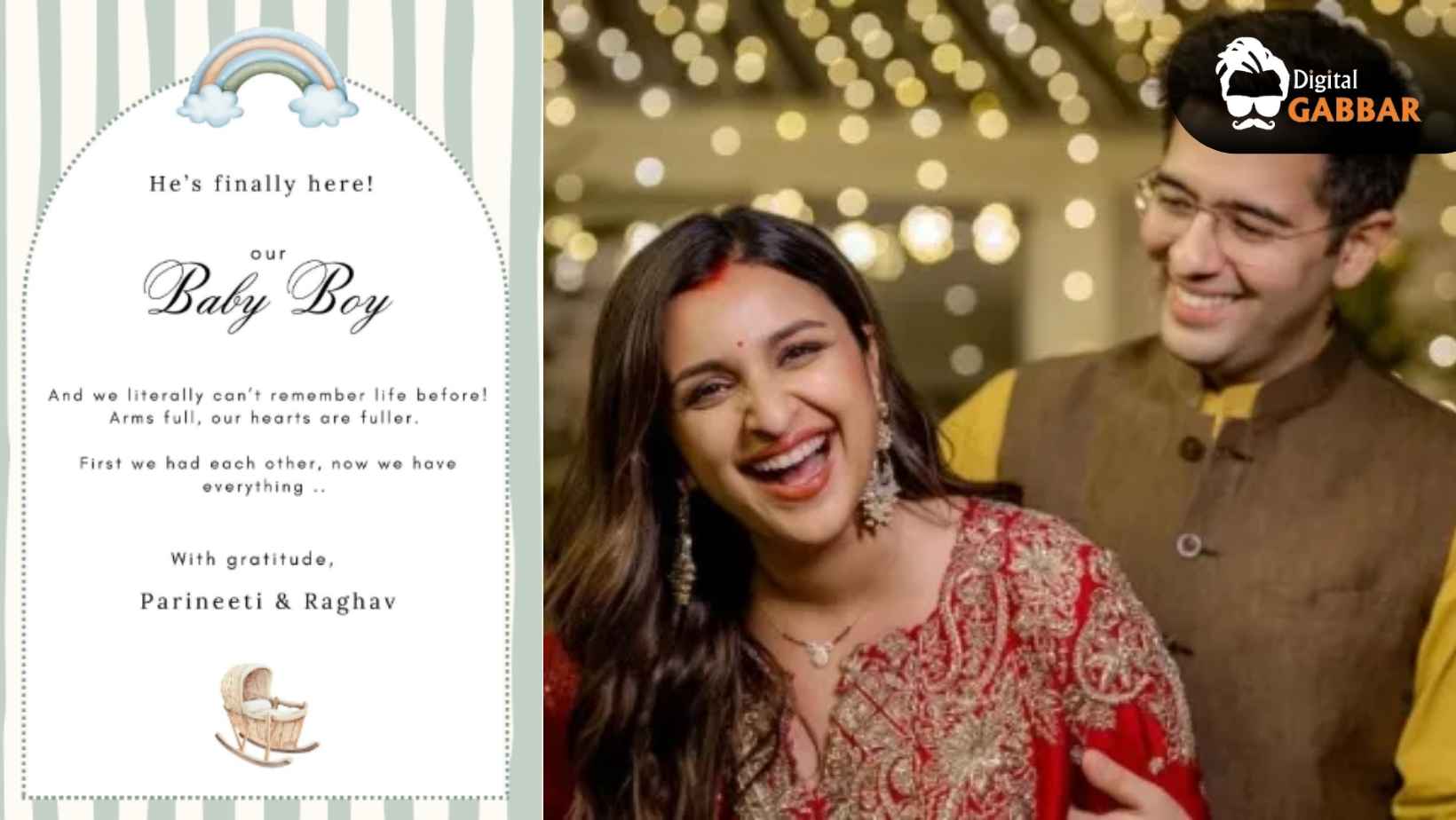 Parineeti Chopra Raghav Chadha Baby Boy Announcement