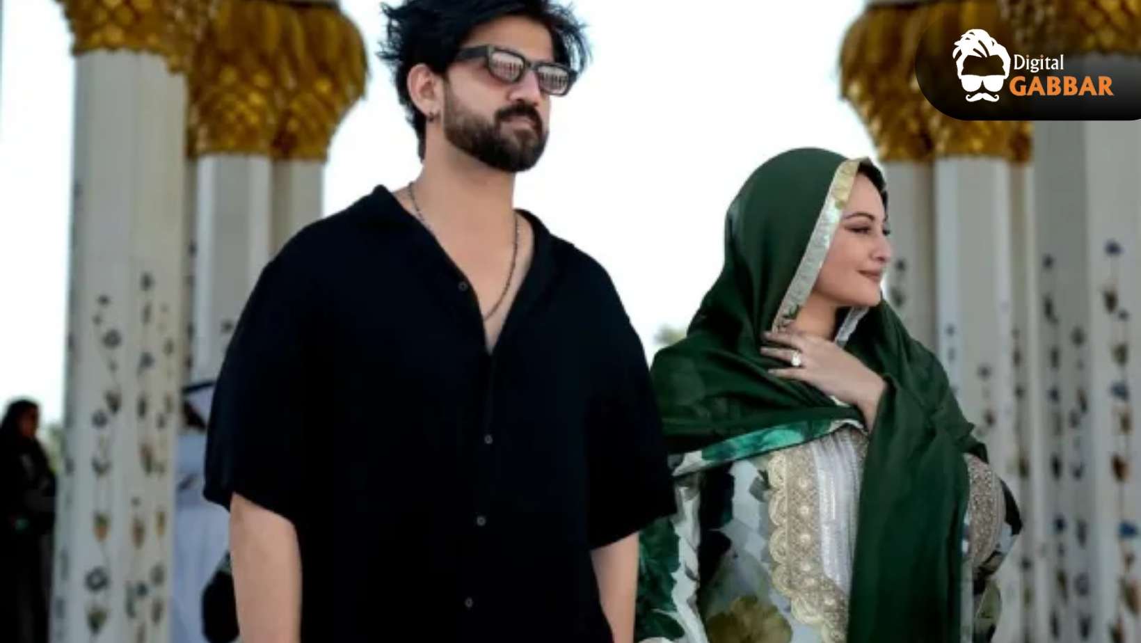 Sonakshi Sinha Karwa Chauth Zaheer Iqbal Sheikh Zayed Mosque