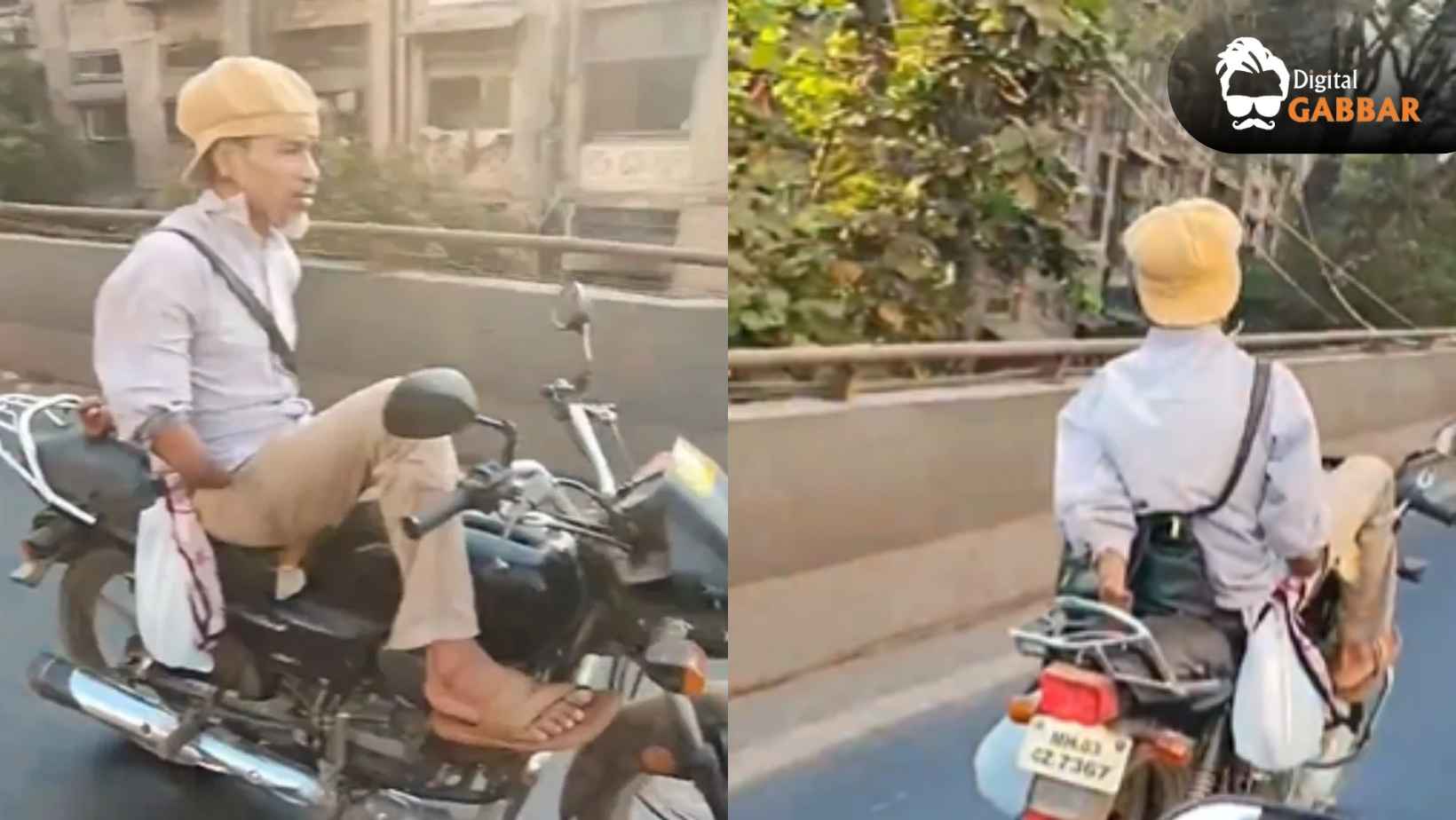 Man Without Hands Rides Bike Viral Video